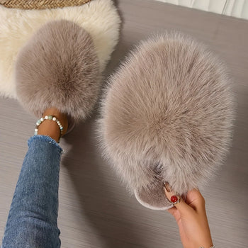 - Fluffy Plush Slippers